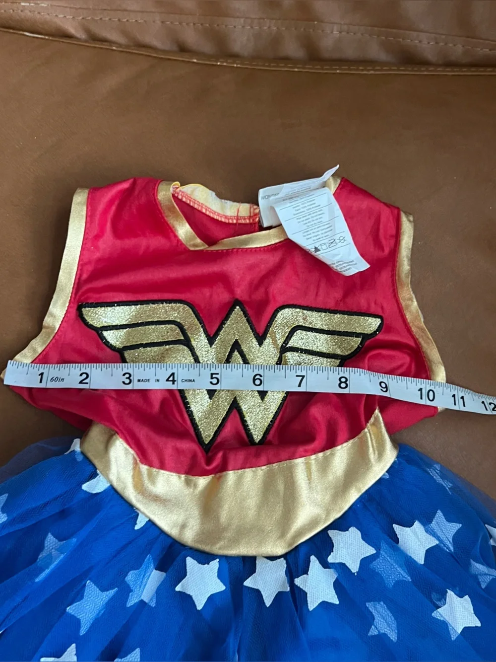 Rubie's DC Comics Wonder Woman Deluxe Girls' Tutu Costume Dress Halloween Sz XS